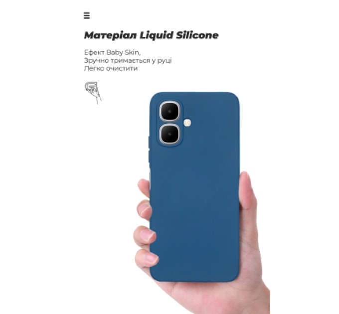 Чохол до мобільного телефона Armorstandart ICON Infinix Smart 10 4G Dark Blue (ARM87467)