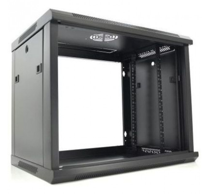 Шафа настінна Merlion 9U 19" 600*600*500 (Ш*Г*В)мм, black (Ml3-6609 / 23528)