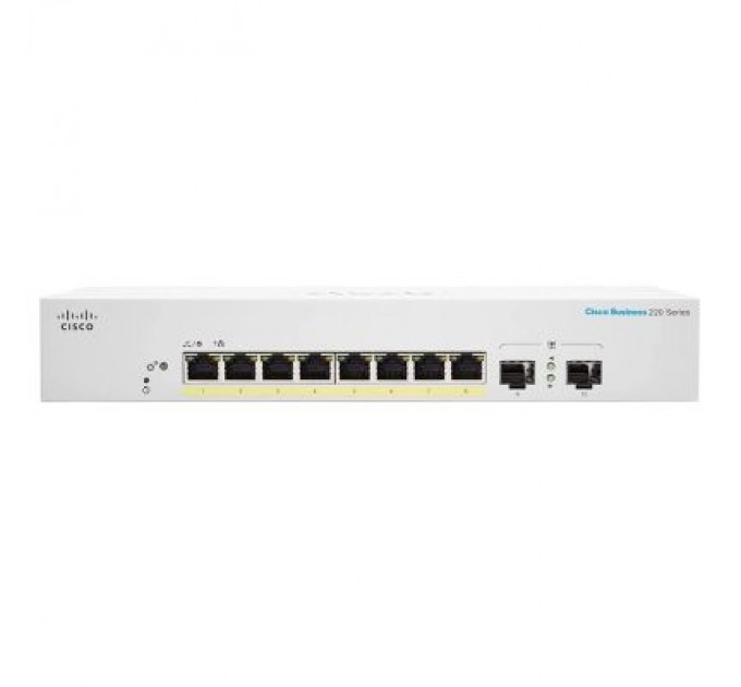 Cisco Комутатор мережевий Cisco CBS220-8P-E-2G-EU