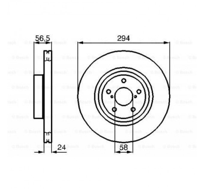 Гальмівний диск Bosch 0 986 478 977