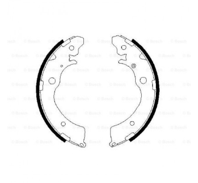 Гальмівні колодки Bosch 0 986 487 440