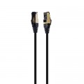 Патч-корд 1м, S/FTP, cat 8, литий, 50u", CU, AWG 27, LSZH, black Cablexpert (PP8-LSZHCU-BK-1M)