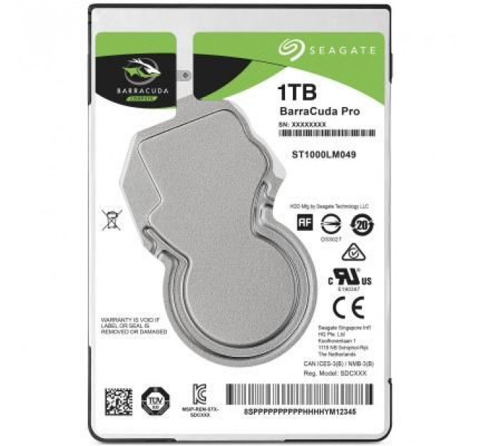 Жорсткий диск для ноутбука 2.5" 1TB Seagate (ST1000LM049)