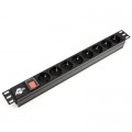 Atcom Силовий блок 19" 8 розеток, без кабеля, з вимикачем Atcom (AT1801)