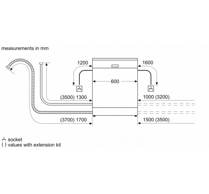 Посудомийна машина Bosch SMS26DI00T