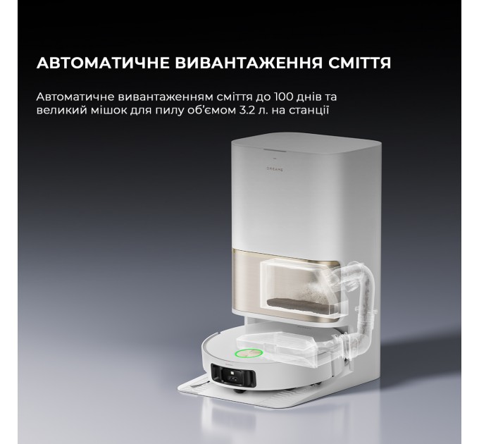 Робот-пилосос Dreame Bot L50 Pro Ultra White (RLL84CE)