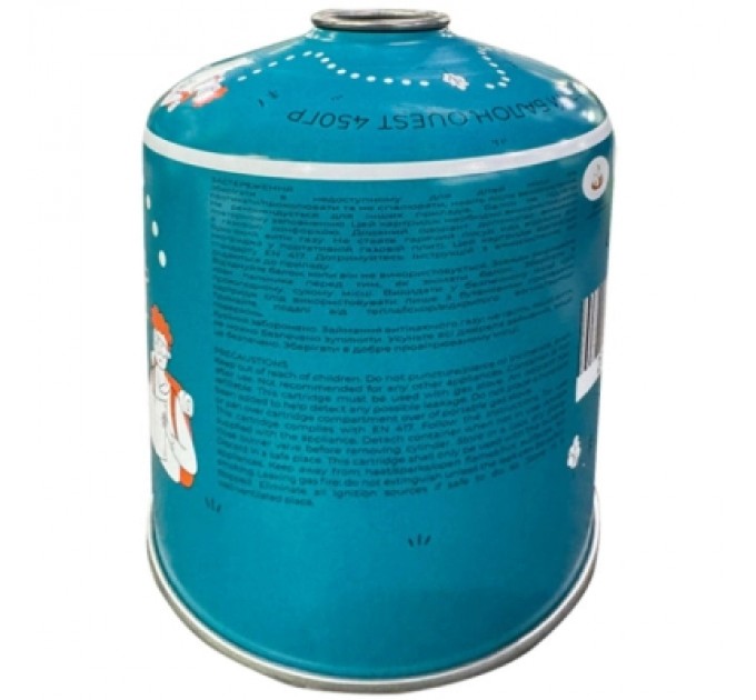 Газовий балон Quest 450 г різьбове з'єднання (Q-G450)