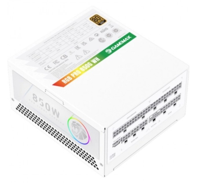Gamemax Блок живлення Gamemax 850W (RGB PRO 850G WH)