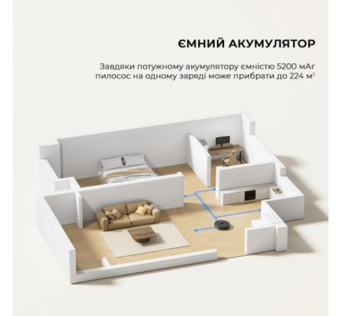 Dreame Пилосос Dreame D9 Max Gen2-BLK (RLD34GA-Bl)