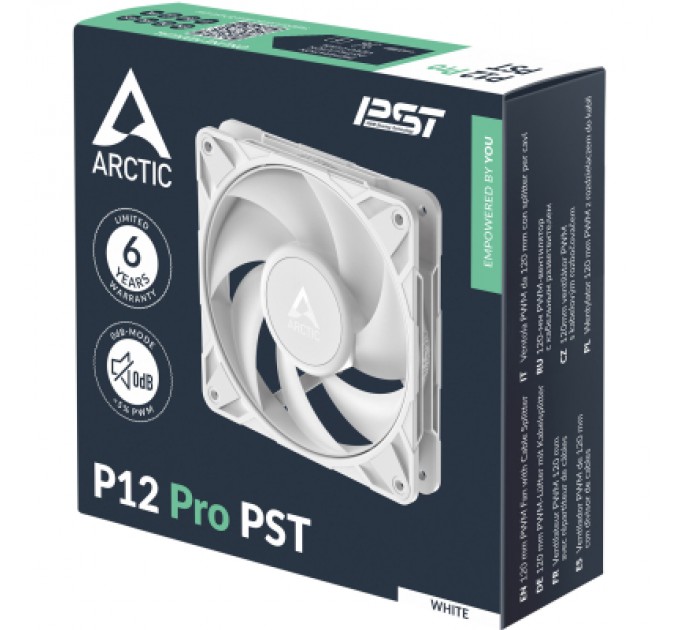 Кулер до корпусу Arctic P12 PRO PST WHITE (ACFAN00308A)