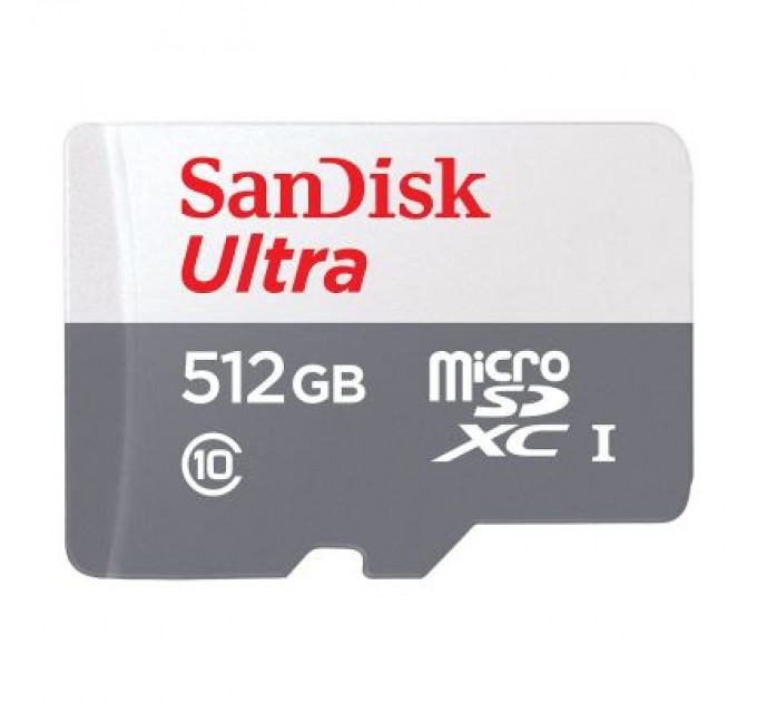 SanDisk Карта пам'яті SanDisk 512GB microSDXC class 10 UHS-I Ultra (SDSQUNR-512G-GN3MN)