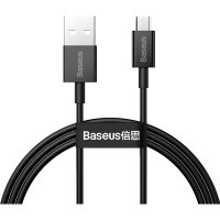 Дата кабель USB 2.0 AM to Micro 5P 2.0m Superior Fast Charging 2A black Baseus (CAMYS-A01)