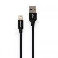 ColorWay Дата кабель USB 2.0 AM to Lightning 2.0m black ColorWay (CW-CBUL007-BK)