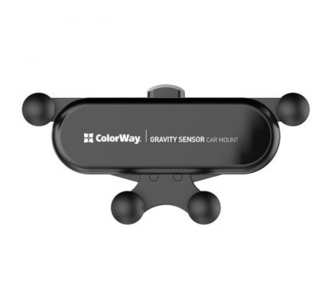 Універсальний автотримач ColorWay Gravity Sensor Holder Black (CW-CHG11-BK)