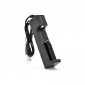 Merlion Зарядний пристрій для акумуляторів Merlion 1 Slot, 18650/26650, 4.2V/1000mAh, живлення від USB (YT-C1*18650 / 17254)