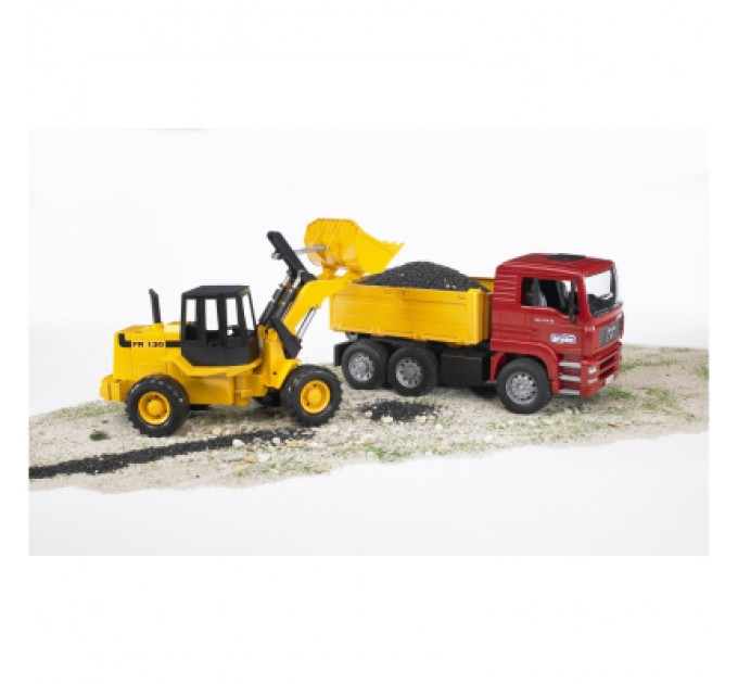 Bruder Спецтехніка Bruder Самоскид MAN та навантажувач (02752)