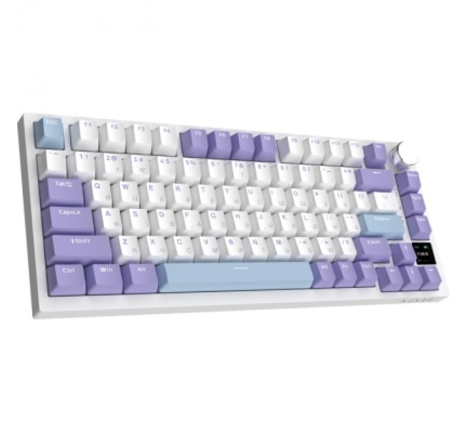 Клавіатура Ajazz AK820 Pro Flying Fish Switch Purple RGB USB/Wireless/Bluetooth UA Purple (AK820PRO-FF-PWB)