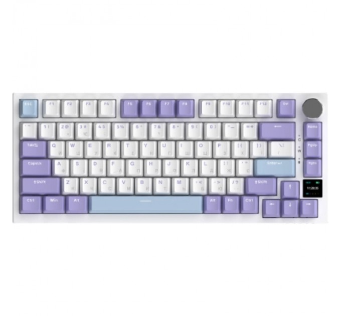 Клавіатура Ajazz AK820 Pro Flying Fish Switch Purple RGB USB/Wireless/Bluetooth UA Purple (AK820PRO-FF-PWB)