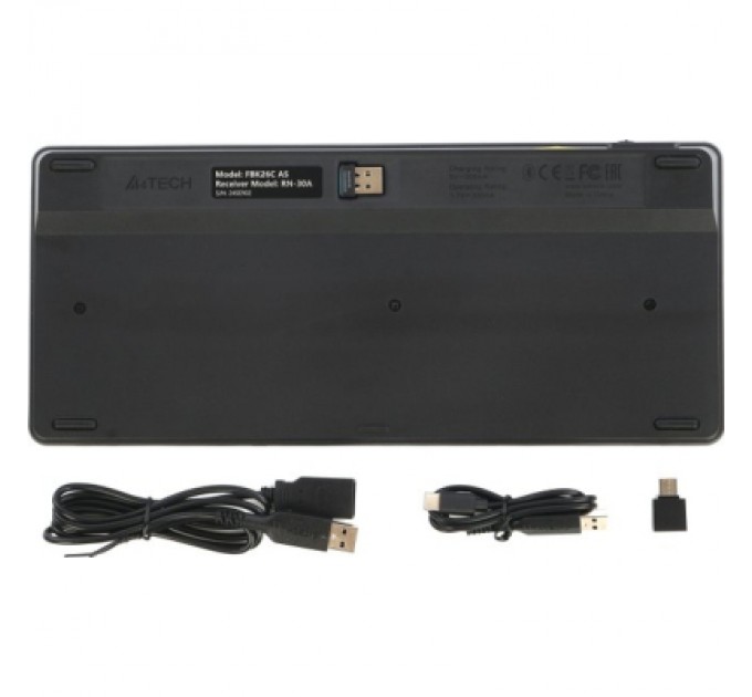 A4Tech Клавіатура A4Tech FBK26C AS Wireless/Bluetooth Black (4711421000208)