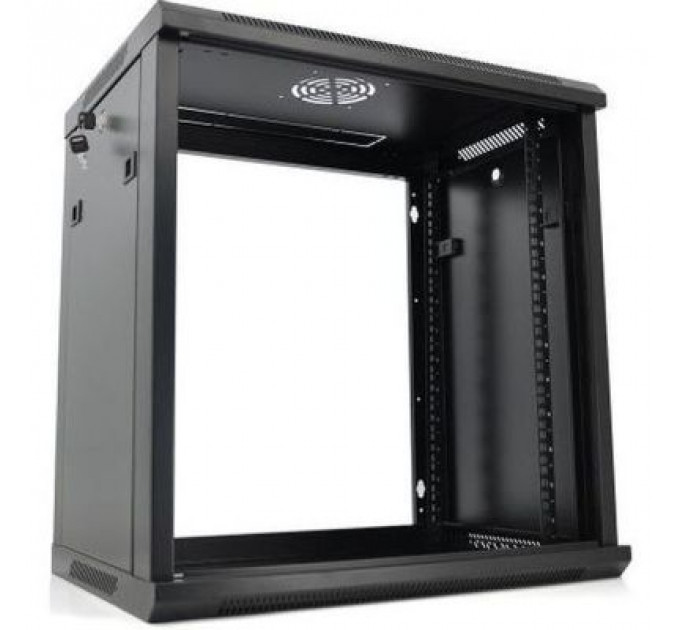 Шафа настінна Merlion 12U 19" 600*450*634 (Ш*Г*В)мм, black (Ml3-6412)