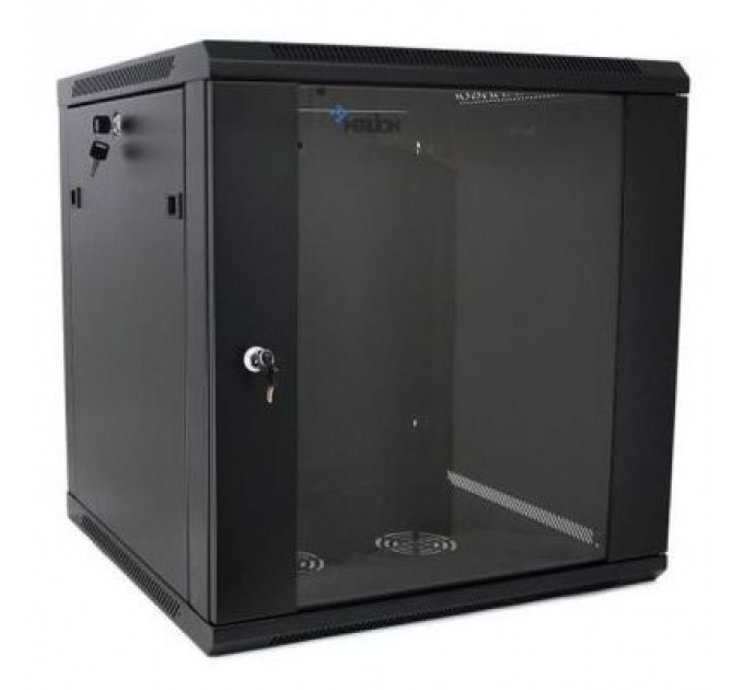 Шафа настінна Merlion 18U 19" 600*600mm (Ш*Г)мм, black (Ml3-6618)