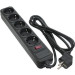 Patron Мережевий фільтр живлення Patron 1.8 m3*1mm2 (SP-1052) 5 розеток BLACK (EXT-PN-SP-1052)