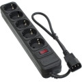 Patron Мережевий фільтр живлення Patron 0.5 m3*1mm2 (SP-1052U) 5 розеток BLACK (EXT-PN-SP-1052U)