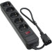 Patron Мережевий фільтр живлення Patron 0.5 m3*1mm2 (SP-1052U) 5 розеток BLACK (EXT-PN-SP-1052U)