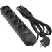 Patron Мережевий фільтр живлення Patron 3.0 m3*1mm2 (SP-1053) 5 розеток BLACK (EXT-PN-SP-1053)