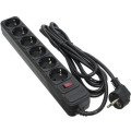 Patron Мережевий фільтр живлення Patron 3.0 m3*1mm2 (SP-1063) 6 розеток BLACK (EXT-PN-SP-1063)