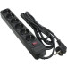Patron Мережевий фільтр живлення Patron 3.0 m3*1mm2 (SP-1063) 6 розеток BLACK (EXT-PN-SP-1063)