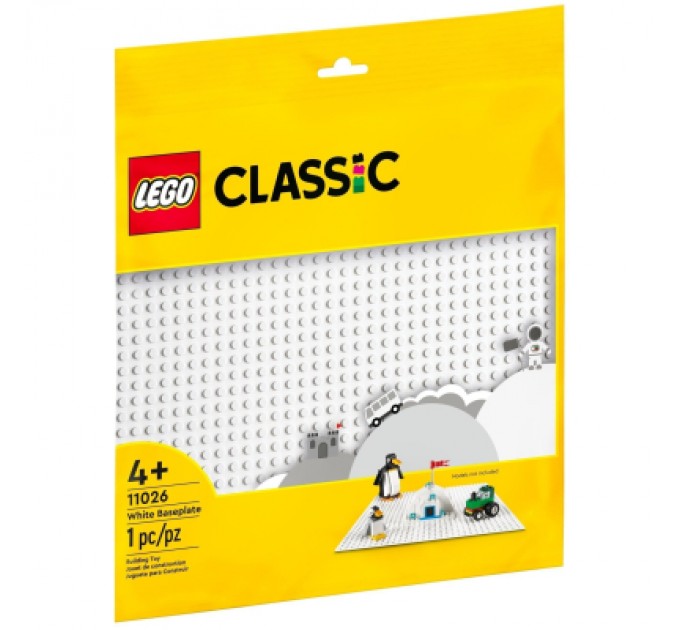 Конструктор LEGO Classic Базова пластина білого кольору (11026)