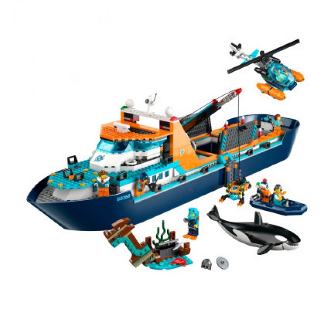 Конструктор LEGO City Арктичний дослідницький корабель 815 деталей (60368)