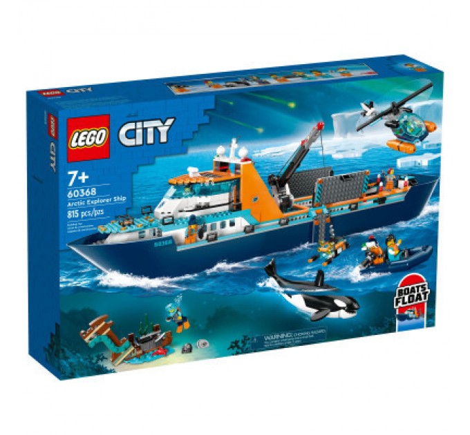 Конструктор LEGO City Арктичний дослідницький корабель 815 деталей (60368)