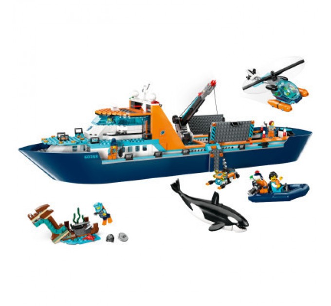 Конструктор LEGO City Арктичний дослідницький корабель 815 деталей (60368)