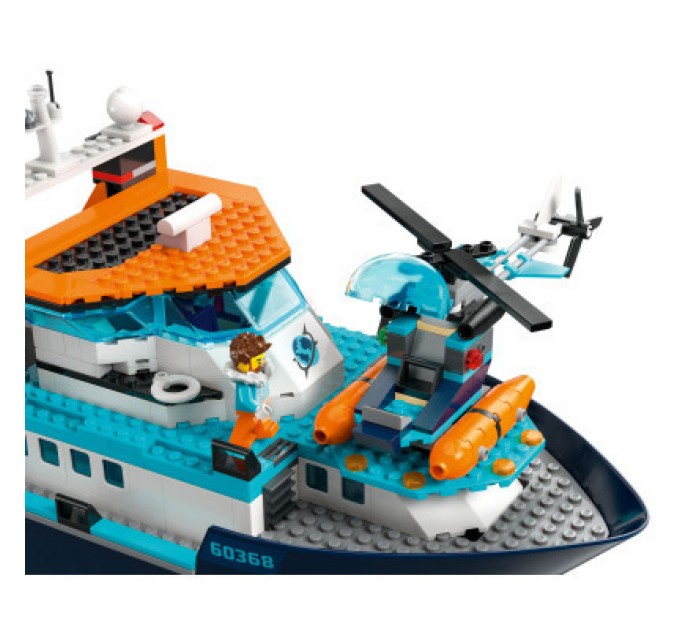 Конструктор LEGO City Арктичний дослідницький корабель 815 деталей (60368)
