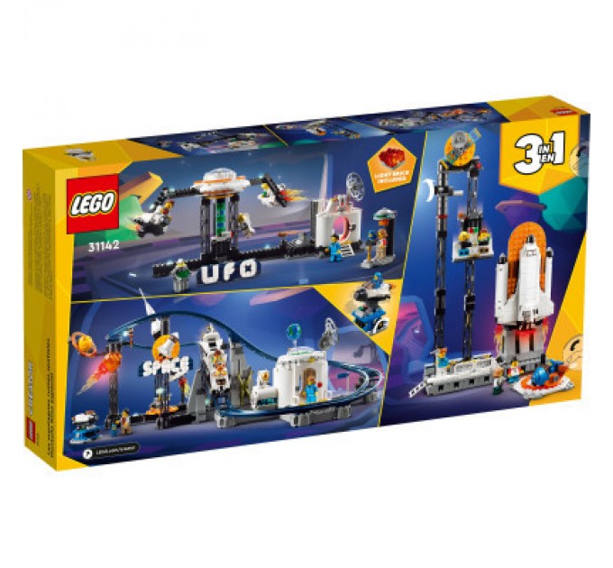 LEGO Конструктор LEGO Creator Космічні гірки 874 деталі (31142)