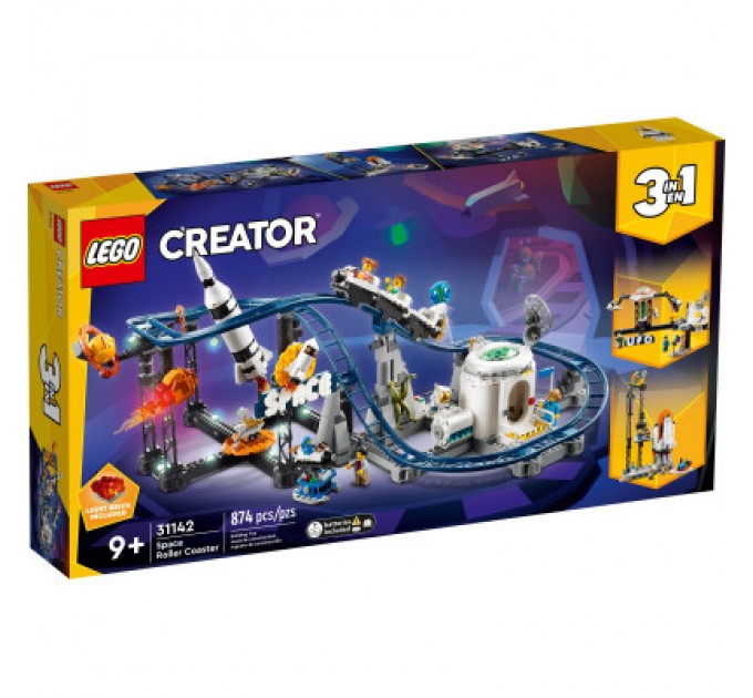 LEGO Конструктор LEGO Creator Космічні гірки 874 деталі (31142)