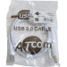 Atcom Кабель для принтера USB 2.0 AM/BM 1.5m ferite Atcom (5474)