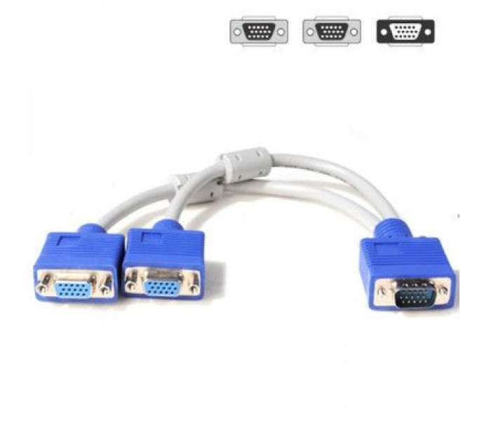 Atcom Перехідник VGA M to 2 VGA F 10 cm Atcom (10800)