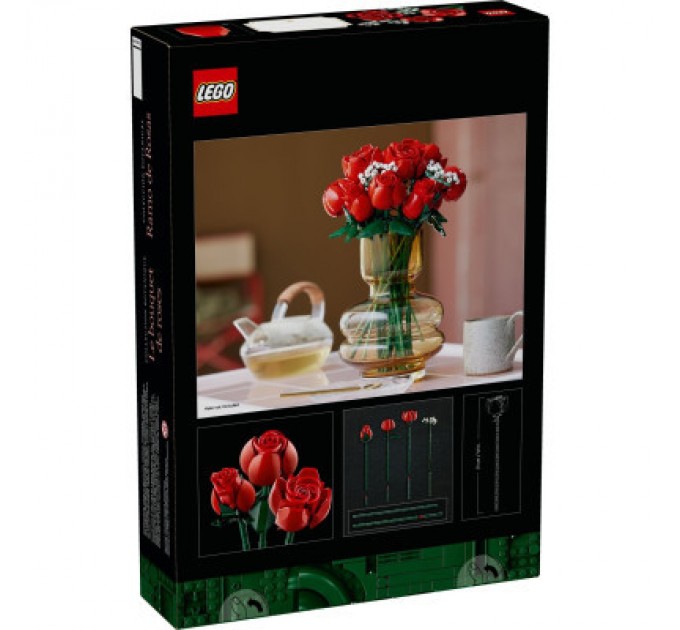 LEGO Конструктор LEGO Icons Букет троянд (10328)
