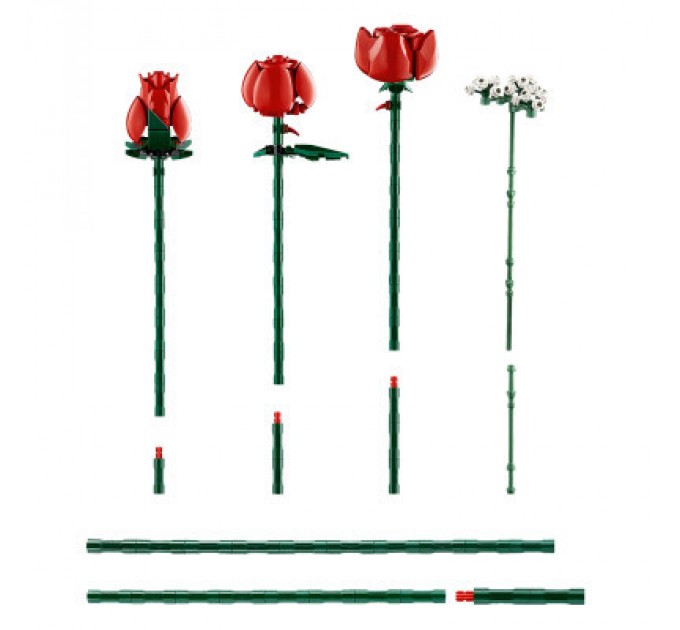 LEGO Конструктор LEGO Icons Букет троянд (10328)