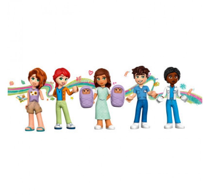 LEGO Конструктор LEGO Friends Лікарня в Хартлейк-Сіті 1045 деталей (42621)