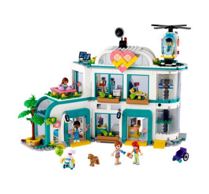 LEGO Конструктор LEGO Friends Лікарня в Хартлейк-Сіті 1045 деталей (42621)
