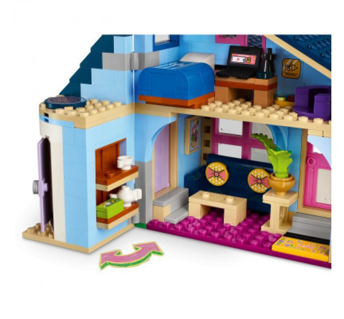 Конструктор LEGO Friends Родинні будинки Оллі й Пейслі 1126 деталей (42620)