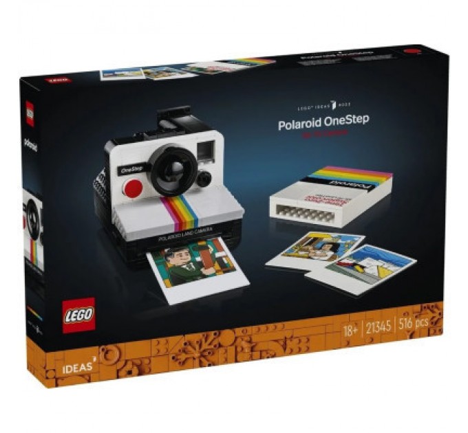 LEGO Конструктор LEGO Ideas Фотоапарат Polaroid OneStep SX-70 516 деталей (21345-)
