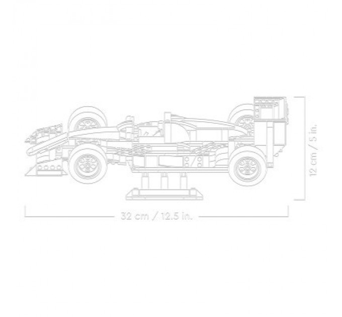 Конструктор LEGO Icons McLaren MP4/4 і Айртон Сенна (10330)