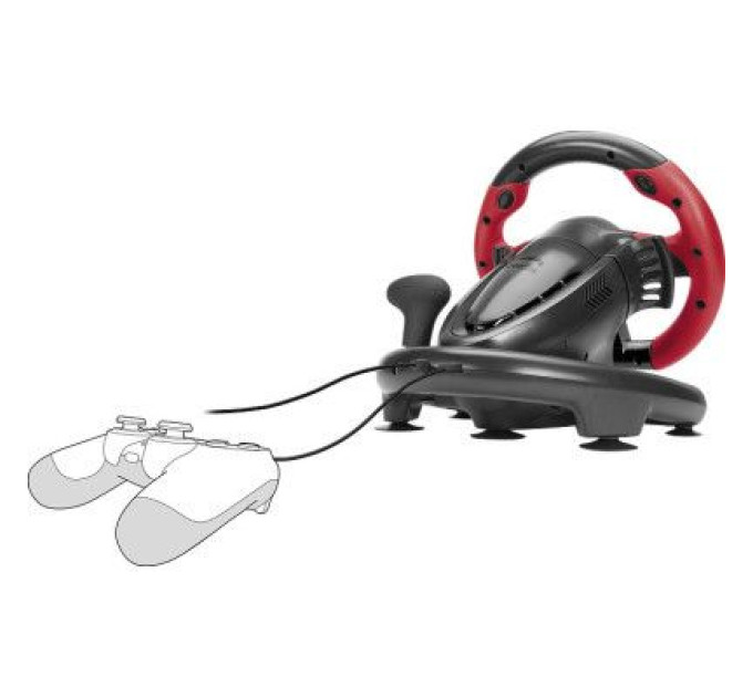 Speedlink Кермо Speedlink Trailblazer Racing Wheel PC/Xbox One/PS3/PS4 Black/Red (SL-450500-BK)