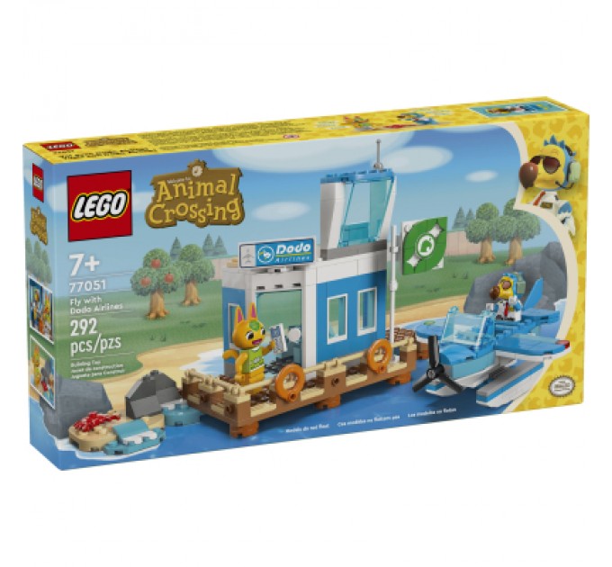 Конструктор LEGO Animal Crossing Літайте з Dodo Airlines (77051)