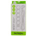 Patron Мережевий фільтр живлення Patron 10 m3*1mm2 (SP-10510) 5 розеток BLACK (EXT-PN-SP-10510)